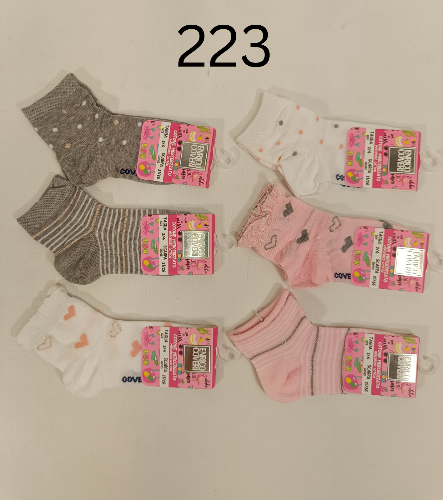 HÜBSCHE MÄDCHENSOCKEN Tellini S.R.L. Großhandelskleidung
